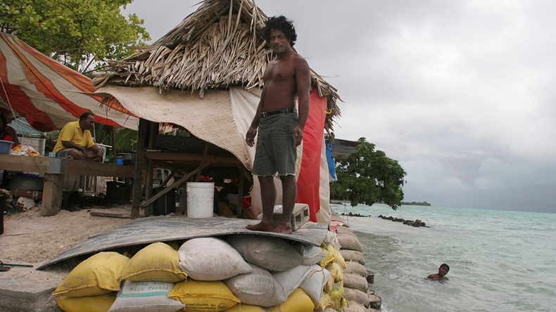 Kiribati sea defence