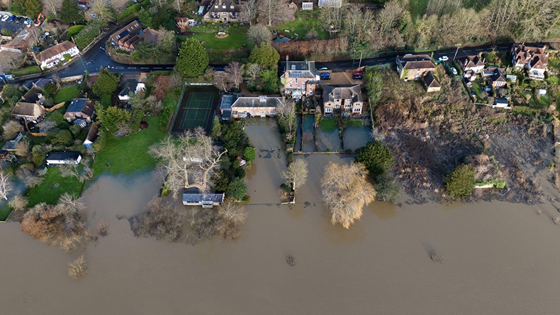 Flooding in Pulborough, West Sussex