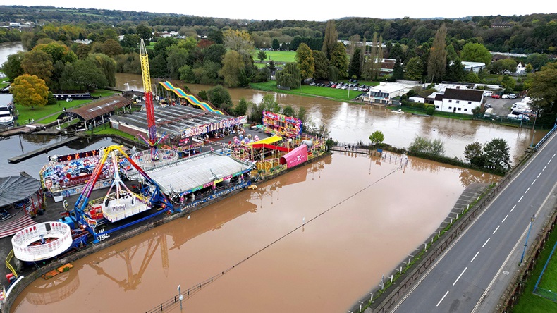 Storm Babet Worcestershire