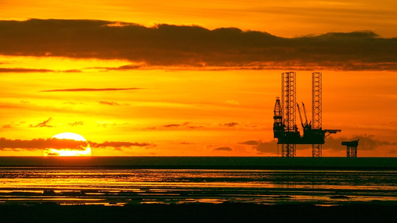 Oil rig Merseyside