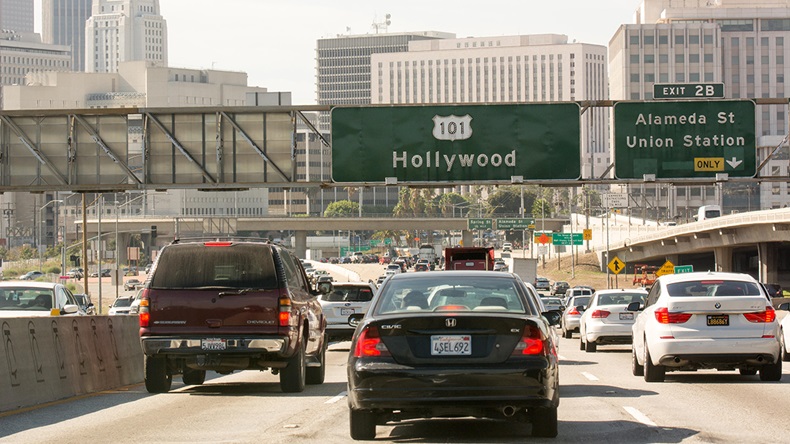 Los Angeles, California traffic