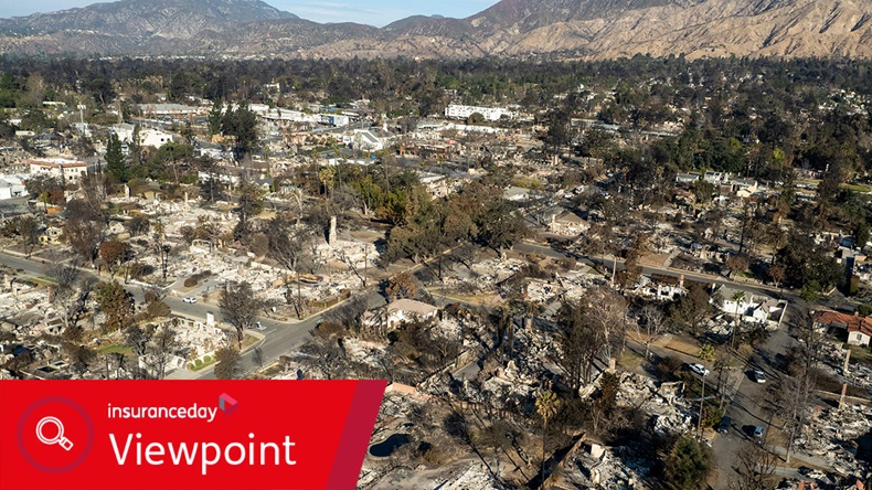 Altadena fire damage