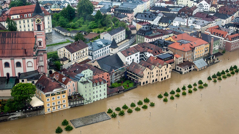 Bavaria, Germany flood (blickwinkel/Alamy Stock Photo)