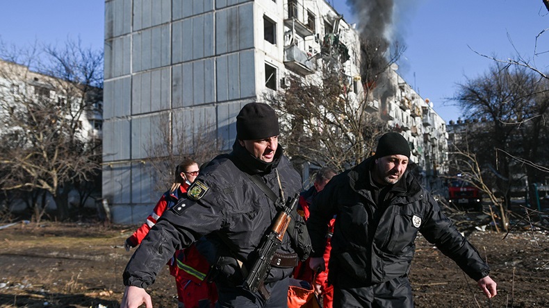 Russia-Ukraine war (2022) (Justin Yau/Sipa USA/Alamy Stock Photo)