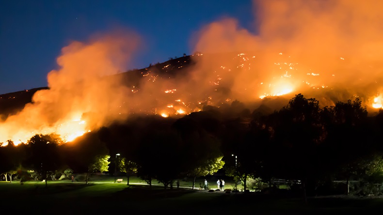 California Woolsey fire (2018) (Erin Donalson/Shutterstock.com)