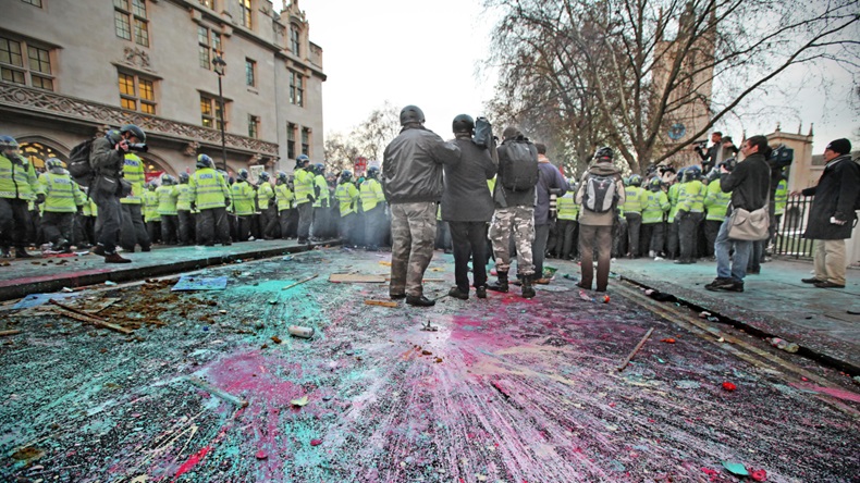 Civil unrest (Guy Corbishley/Alamy Stock Photo)