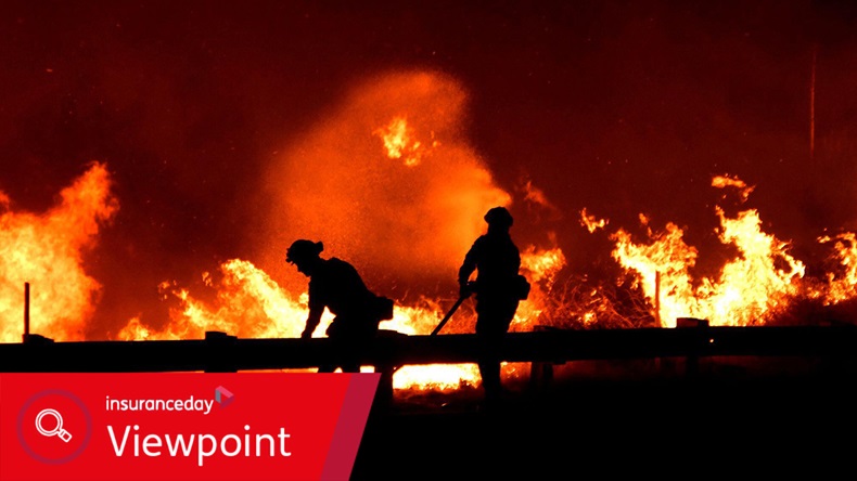 California wildfire (REUTERS/Alamy Stock Photo)