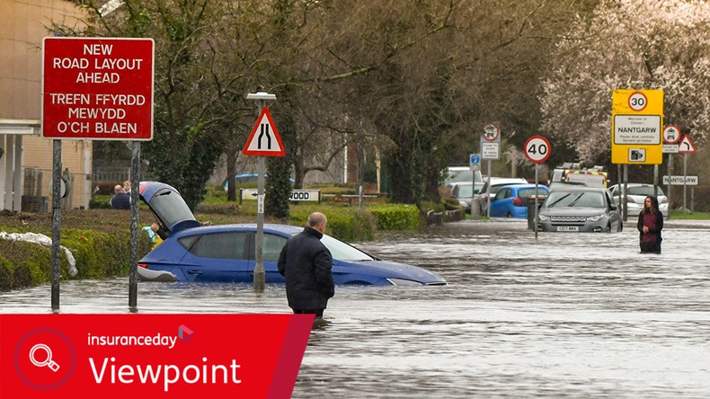 Wales flooding (2020) (Ceri Breeze/Alamy Stock Photo)