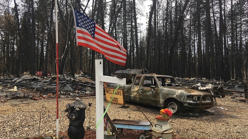 Wildfire damage in in Paradise California Dec 2018 (Don Thompson/AP )