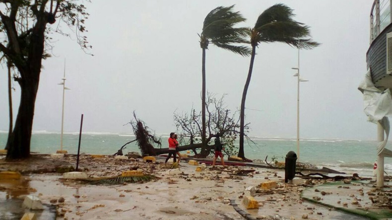Hurricane Maria, Guadeloupe (Dominique Chomereau-Lamotte/AP)