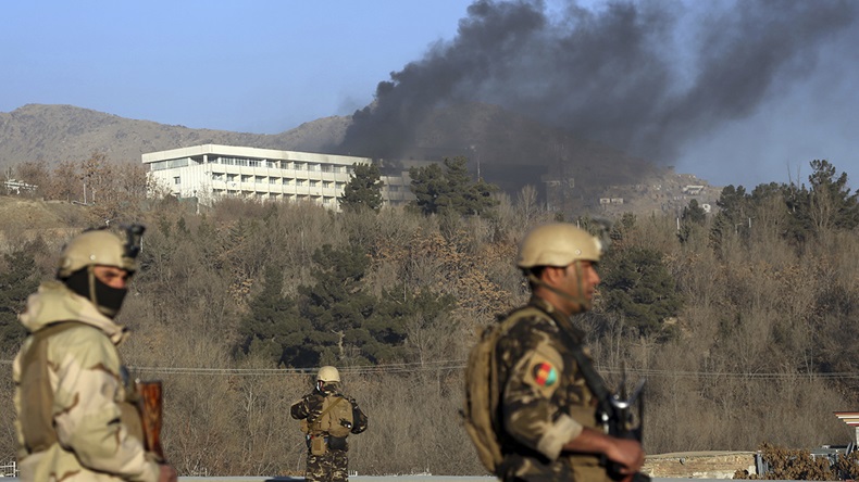 Kabul hotel attack (2018) (Rahmat Gul/AP)