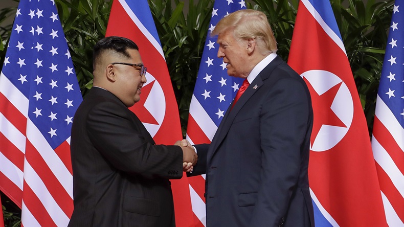 Kim Jong-un and Donald Trump (Evan Vucci/AP)