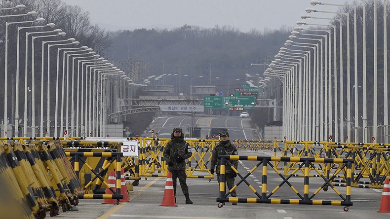 Korea Unification Bridge (Ahn Young-joon/AP)