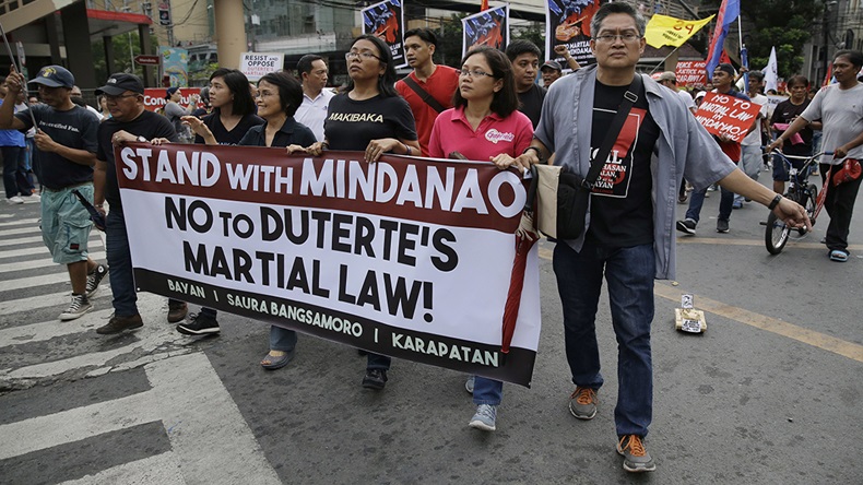 Philippines protest (Aaron Favila/AP)