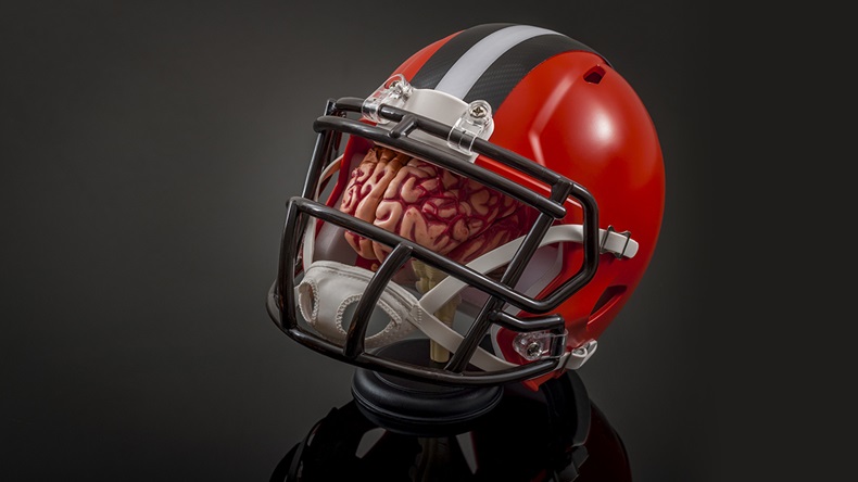 American football helmet (Victor Moussa/Shutterstock.com)