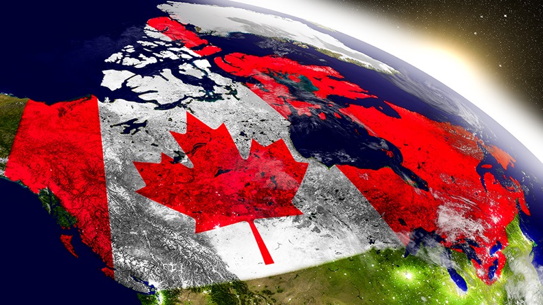 Canada flag (Harvepino/Shutterstock.com)