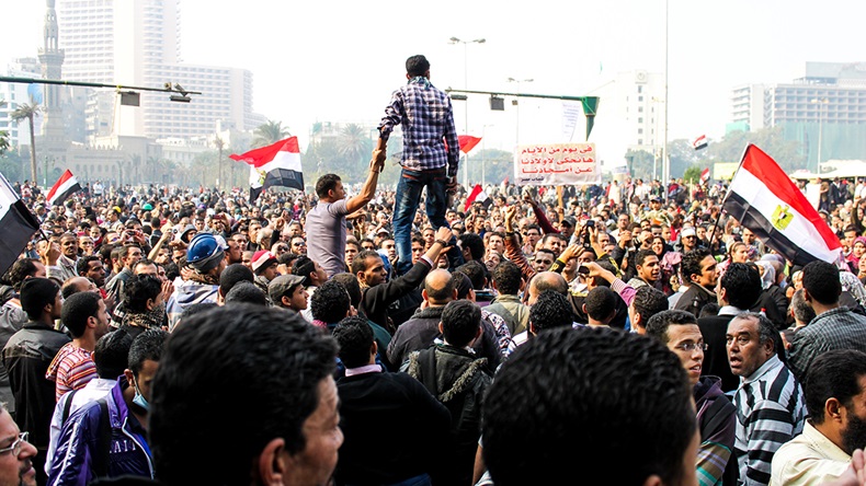 Egypt protest (2011) (Hang Dinh/Shutterstock.com)