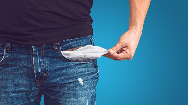 Empty pockets (eranicle/Shutterstock.com)
