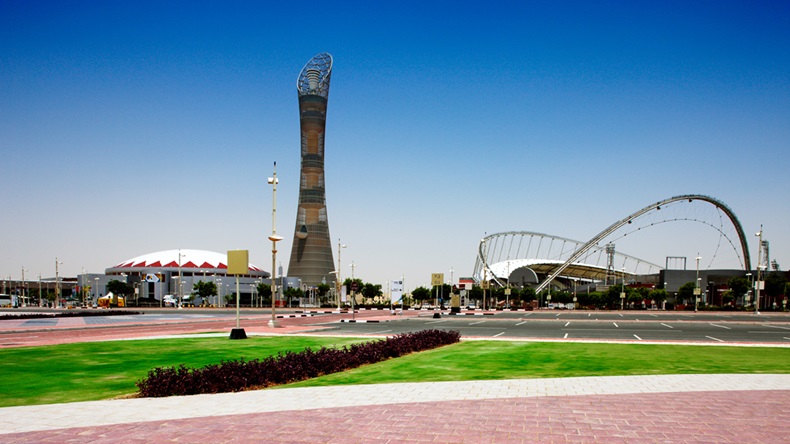Khalifa Stadium and Aspire Tower, Doha (Sophie James/Shutterstock.com)