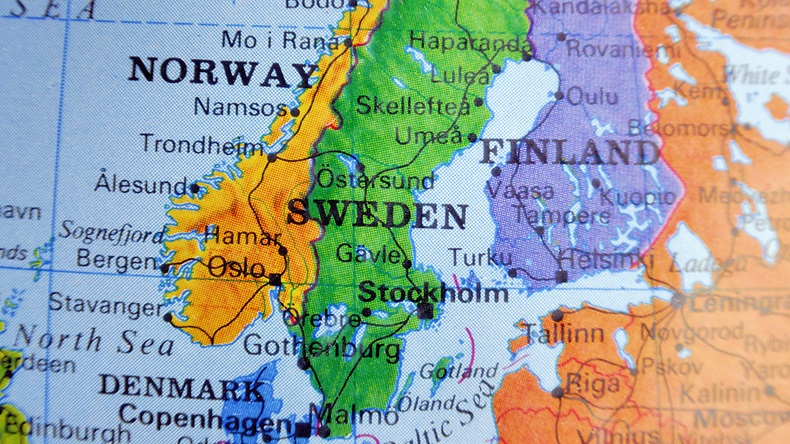 Nordic region map (a40757/Shutterstock.com)