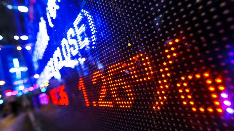 Stock market down (leungchopan/Shutterstock.com)