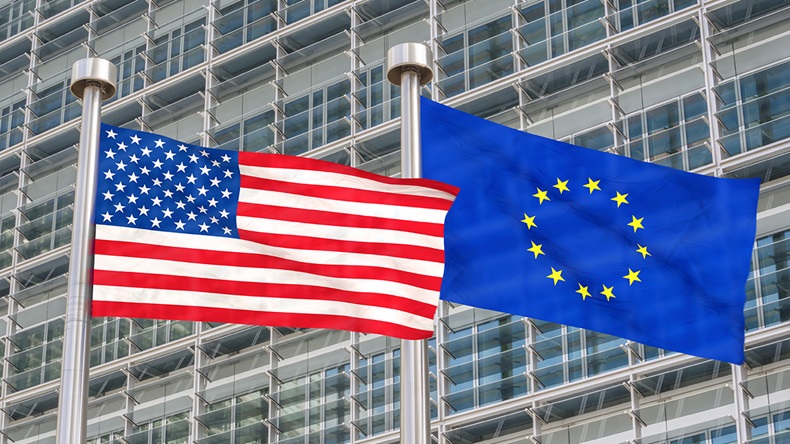 US EU flags (Marc Bruxelle/Shutterstock.com)
